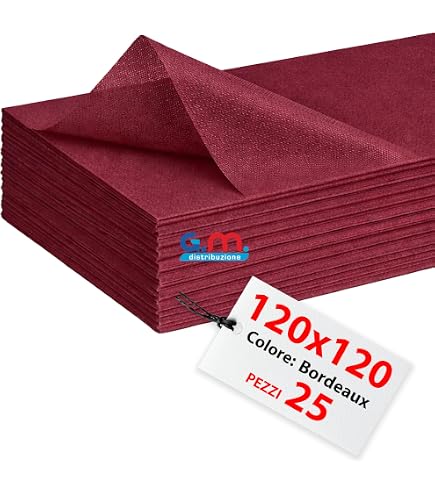Tovaglioli di carta tessuto non tessuto 25x25 Cocktail