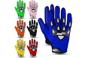 SAGA SPORTS Gant Moto Enfant – Gants Moto Enfants & Gant Moto Cross Enfant avec Protection Ultime – Gants BMX Enfants pour Jeunes Champions