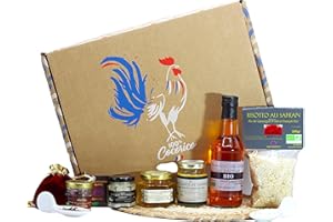 LE SAFRAN L'OR ROUGE DES ARDENNES Coffret cadeau - colis gourmand- Produit 100% français et BIO au safran -Direct productrice