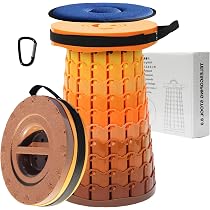 Tabouret De Camping Pliable Et Pivotant 360° | Charge 150 Kg, Pieds Anti-Dérapants - Idéal Pêche, Chasse, Rando