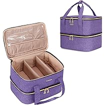 BAFASO Sac De Rangement Vernis à Ongle Pour 70 Bouteilles (15 ML - 0,5