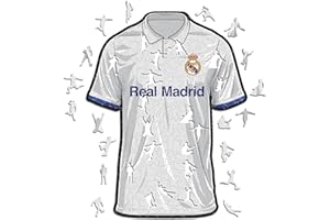 Iconic Puzzles, 100% eco-sustainable wooden puzzle with official license - Real Madrid Shirt, size M, 270 pieces