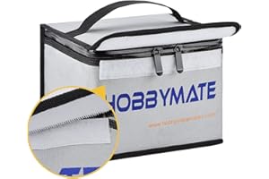 HOBBYMATE Lipo Battery Bag Fireproof, Explosion-proof for Lipo Battery Safe Charging and Storage