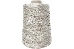 CHICCA TUTTO MODA Rocca Catenella tipo Cordino a Uncinetto per Borse 500g - 600m (Spiaggia)