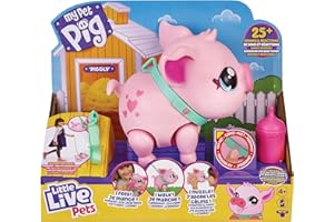 Little Live Pets LPW00000 Mon petit cochon animal interactif qui marche, mange et danse