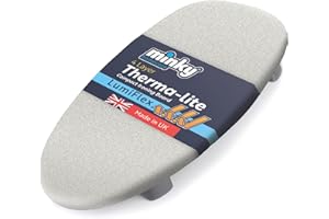 Minky Table Top Ironing Board, Therma-lite Board, LumiFlex Cover, Compact Iron Table, Non-Slip Folding Legs, Lightweight, 70 x 34cm, UK Manufactured