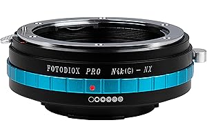 Fotodiox Pro Lens Mount Adapter Compatible with Nikon F-Mount G-Type Lenses on Samsung NX Mount Cameras