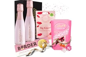 SPARKLING DIRECT Birthday Gifts for Her, Bottega Rose Gold Sparkling Wine Gift Set, Best Friend Hamper - UK Delivery