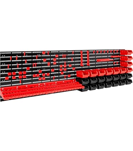 Fait Maison 2 Pièces Support Tournevis, 40 CM Porte Outils Mural, Porte- Tournevis Boîte Rangement