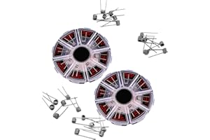 DXIA 96 pcs vorkompilierte Coil Kit, 8 IN 1 Clapton Coil Vorgefertigte Spulen, selbstwickler Widerstandsdraht 0.36-0.85Ω für RDA, RBA, RDTA, Fused Clapton Coil, Twisted, Hive, Quad, Kanthal