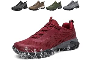 Ulogu Wanderschuhe Herren Damen Wasserdicht Atmungsaktiv Trekkingschuhe Leicht Outdoorschuhe Wanderhalbschuhe rutschfeste Bergschuhe Kletterschuhe