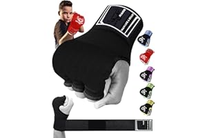 ‎BEAST RAGE BEAST RAGE Boxbandagen für MMA, 75 cm lang, gepolstert, elastisch, für schnelles Boxen, Training, Muay Thai, UFC-Bandagen für Herren, Damen, Kinder