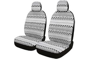 SOBONITO Auto-Sitzbezüge Vordersitze,Sitzbezug Set Universal für Fahrersitz und Beifahrer Zubehör,Schonbezüge,Schweres Deckentuch Stoff (FR-D)