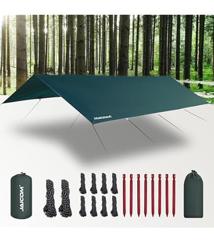 Set van 2 telescopische zeilstokken, vervangende luifel, verstelbare aluminium stangen, draagbaar en lichtgewicht voor tentvliegen, luifels, outdoor kamperen, wandelen, backpacken en regenvlieg 4