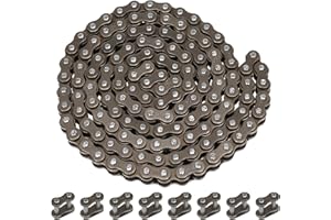 GREHUA #25 Drive Chain 132 Link with Master Link for Razor MX500 MX650 SX350 SX500 SX650 Dirt Rocket Electric Motocross Bike XRF50 Mini Moto Motorcycle Heavy Duty Parts