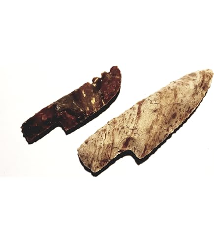 Kleines Flintknapping Steinmesser Aus Obsidian – Nachbau Für Steinzeit-Experimente, Mit/ohne Griff