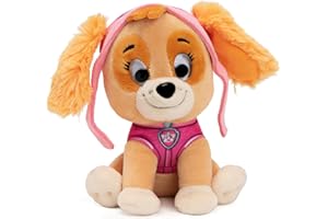 Pat Patrouille - Peluche Gund 15 Cm Stella - Peluche Pat Patrouille Taille 15 Cm - Lavable En Surface - Jouet Premier Age - Jouet Bébé 12 Mois Et +