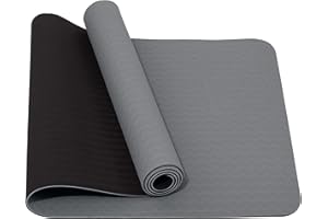 Fitem Tapis de Yoga/Gym Eco Natura TPE 183 x 61 x 0,6 cm ou 1 cm - Eco-Conscience & Hygiénique