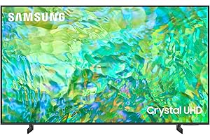 Samsung 43 Inch CU8000 4K UHD Smart TV (2023) - 4K HDR TV With Alexa Built-In & Gaming Hub, Dynamic Crystal Colour, Object Tracking Sound & HDR Powered By HDR10+, Video Call Apps