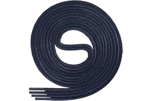 Di Ficchiano Lacets ciré ronds premium Ø 2–3 mm, longueur 45–120 cm, indéchirable