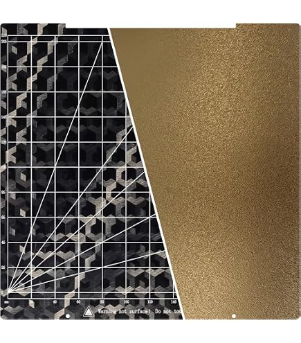Double-Sided PEI Honeycomb Build Plate For Anycubic Kobra 3 - 256x268mm Flexible Steel Plate For 3D Printing