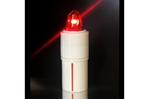 GENERICO LUMINO ELETTRONICO VOTIVO PER CIMITERO - EXTRADURATA BATTERIA LOCULO: 1,5 ANNI / OSSARIO: 8 MESI | Candele led a batteria cimitero extradurata 245/547 giorni. (ROSSO INTERMITTENTE, GRANDE - LOCULO)