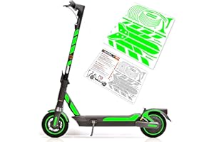 m2medien Aufkleber-Set/Sticker Set geeignet für Segway Ninebot MAX G2D E-Scooter - 46-teilig auf 35x40cm Bogen