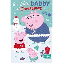 Offizielle Peppa Pig Weihnachtskarte „Für Meine Enkelin“ – Lizenziert, Mit Umschlag, FSC-zertifiziert