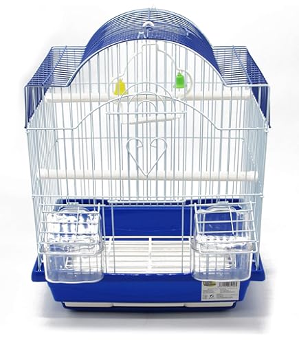 Gabbia Uccelli BPS Parrocchetti Canarini - Con Accessori 34x23,5x36cm