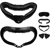 DTianSir VR Facial Interface for Oculus Quest 2,Removable Facial Interface Bracket,VR Accessories Set with Nose Pad,Foam Face