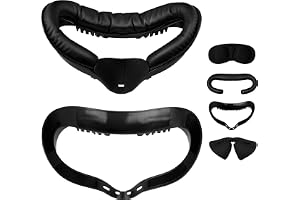 DTianSir VR Facial Interface for Oculus Quest 2,Removable Facial Interface Bracket,VR Accessories Set with Nose Pad,Foam Face Covers,Lens Cover