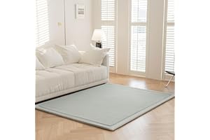 IOTXY Koralle Samt Teppich für Kinder - Samtmatte, krabbelteppich Baby, Krabbeldecke für kinderzimmer und Wohnzimmer, Silbergrau, 200 x 300 cm