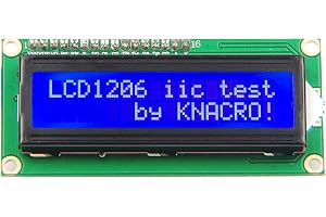 KNACRO IIC/I2C/TWI 1602 Serial Blue Backlight LCD Module Arduino UNO R3 MEGA2560 16 X 2, 1602 Blue