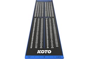 KOTO DARTS Mata do Darta KOTO Dywan Checkout Niebieski 237 x 60cm