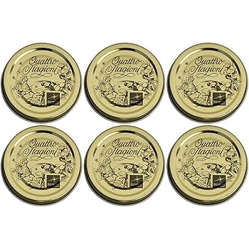 Set 6 Pz Quattro Stagioni Vasi 100 Cl - Cucina E Conserva – Bormioli Rocco