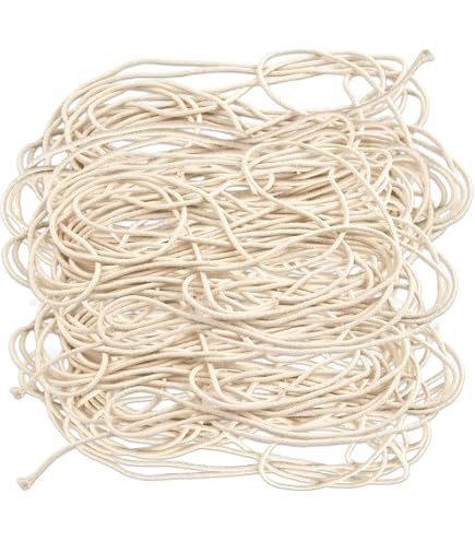 Stoppino Piatto In Cotone Per Lampada A Olio, 10,9 Metri. Larghezza 1/4 Di Pollice (0,6 Cm). Per Cherosene E Diesel. Confezione Da 1 Rotolo.