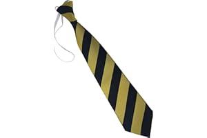 Great British Tie Club Child's Elastic Striped School Ties (Infant/Primary Size)