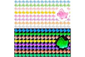 SYOZPXY 60Pcs Mini Resin Dinosaur, Glowing Resin Dinosaur Toy, Mini Dinosaur Statue, Used for All Kinds of Party Decoration, Room Craft Decoration, Birthday Theme Party