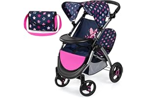 BAYER DESIGN BAYER - Dolls Pram Twin Star (39416AA)