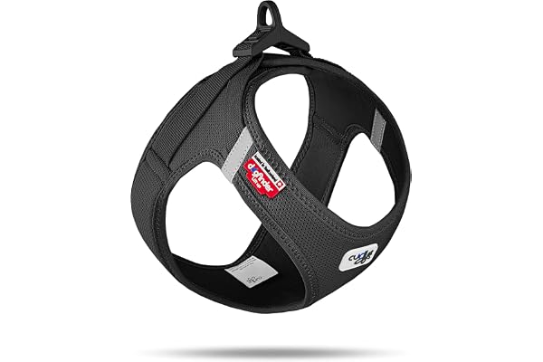 Vest Harness curli Clasp Air-Mesh Black S