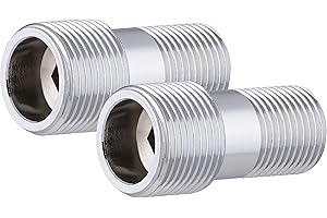 NT NOYON & THIEBAULT 2 raccords d'adaptation longueur 51 mm mâle 15x21 (1/2) - mâle 20x27 (3/4) pour robinetterie murale douche ou baignoire NOYON & THIEBAULT