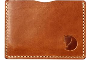FJÄLLRÄVEN Övik 77308-249 Kreditkortsfodral, Leather Cognac, 0.5 x 5.5 x 9.5 cm