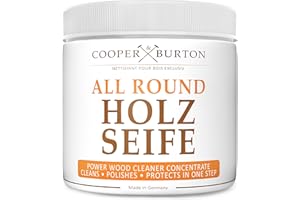 ‎COOPER & BURTON Holz Seife Intensiv Reiniger & Pflege Konzentrat | Reinigungs- & Pflegemittel für makelloses Holz | Sehr ergiebig & unbegrenzt haltbar mit ökologischen Inhaltsstoffen COOPER & BURTON