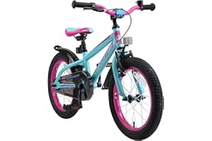 ‎BIKESTAR BIKESTAR Kinderfahrrad 16 Zoll für Mädchen und Jungen ab 4-5 Jahre | 16er Kinderrad Mountainbike | Fahrrad für Kinder | Risikofrei Testen