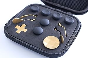 Snakebyte Elite Kit, Xbox One Elite Controller (Version 1) Accessories, Xbox Gaming Accessories, XBOX One Elite Controller Accessory Kit, 6 different Metal Analog Sticks, Xbox One, Gold