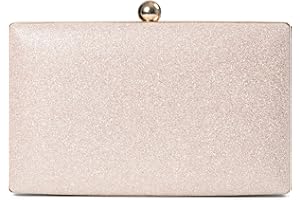 MICHELLE MOON - Pochette Donna Elegante per Matrimoni, Feste ed Eventi | Clutch con catena Tracolla, Ideale come Borsa Elegante Donna Cerimonia con Glitter o Borsa a Mano Donna per Occasioni Speciali