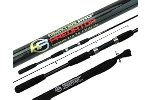 HUNTER PRO 6ft 7ft Pike Spinning Fishing Rod. Composite 2pc Rod. Bass, Perch, Lure fishing