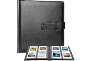 NISELITY 288 pochettes album photo pour appareil photo Fujifilm Instax Square SQ1/SQ6/SQ10/SQ20, imprimante Kodak Mini 3 Square, Mini 3 Retro, Mini Shot 3 Square, Mini Shot 3 Square Retro (Noir)