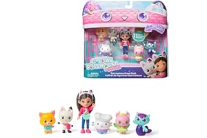 DREAMWORKS GABBY'S DOLLHOUSE: DER FILM - Cat-venture Crew Figuren-Set, 11-teiliges Spielset mit Gabby, Katzenfreunden & Zubehörteilen, für Kinder ab 3 Jahren