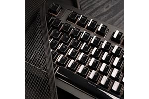 Mintcaps Keycaps, Crystal Jelly Black Keycaps, Shine Through Translucent Custom Keyboard Keycap Set 134Keys, OEM Profile Keyboard Key Caps for 60%/65%/75%/80%/100% Cherry Gateron MX Mechanical